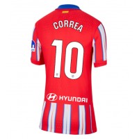 Atletico Madrid Angel Correa #10 Hemmatröja Kvinnor 2024-25 Korta ärmar